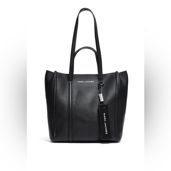 Marc Jacobs Black Pebbled Leather Tote - Picture 1 of 3